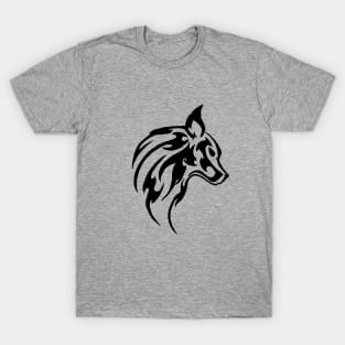 Black wolf T-Shirt